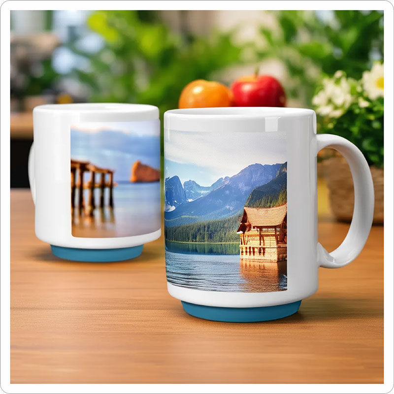Fotohrnek s vlastní fotografií
